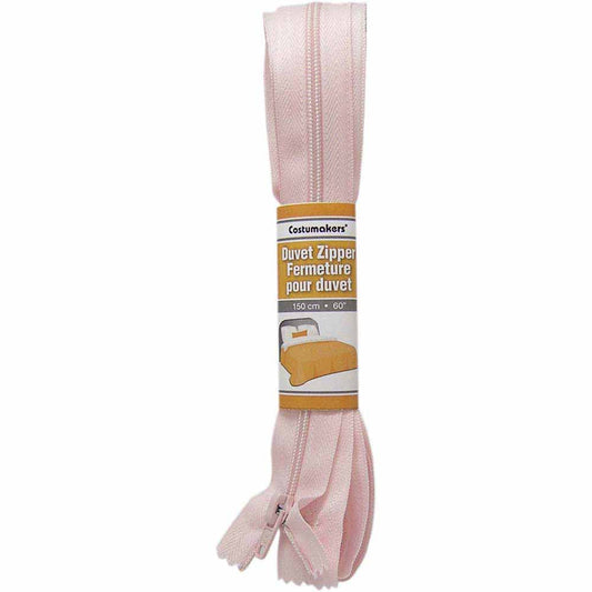 COSTUMAKERS Duvet Closed‑End Zipper – 150 cm (60") – Pink – Style 1702