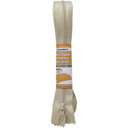 COSTUMAKERS Duvet Closed End Zipper 150cm (60") - Natural - 1702