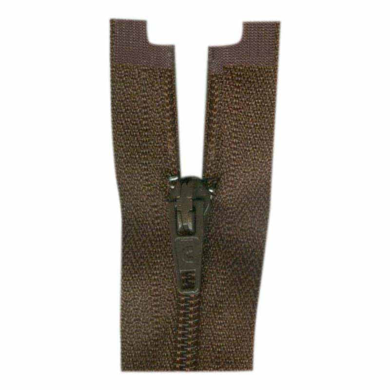 COSTUMAKERS General Purpose One Way Separating Zipper 23cm (9") - Sept. Brown - 1703