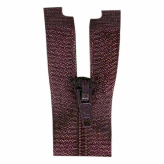 COSTUMAKERS General Purpose One Way Separating Zipper – 23 cm (9") – Egg Plant – 1703