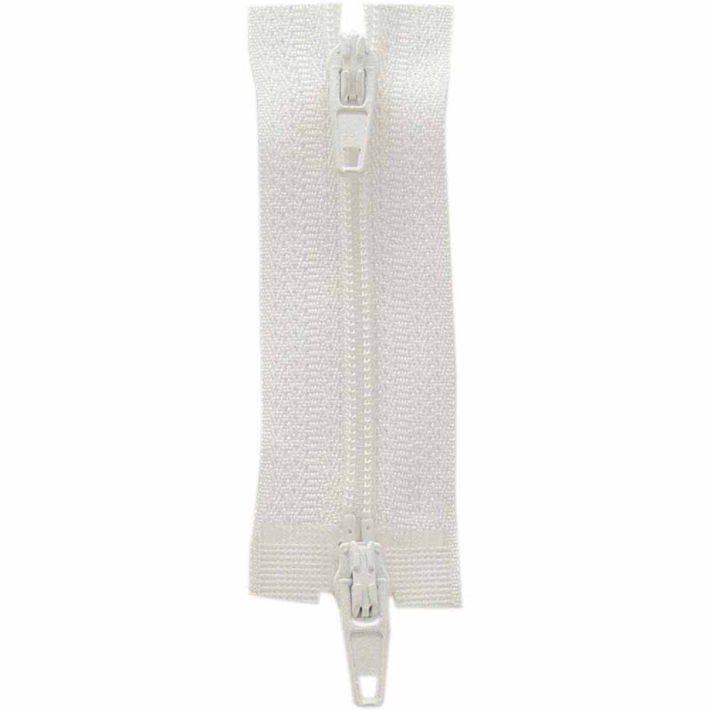COSTUMAKERS 50 cm (20 in) Activewear Two-Way Separating Zipper – Snow White
