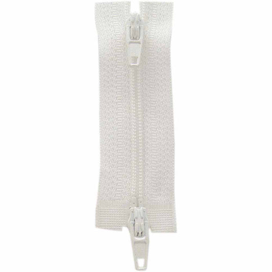 COSTUMAKERS 50 cm (20 in) Activewear Two-Way Separating Zipper – Snow White