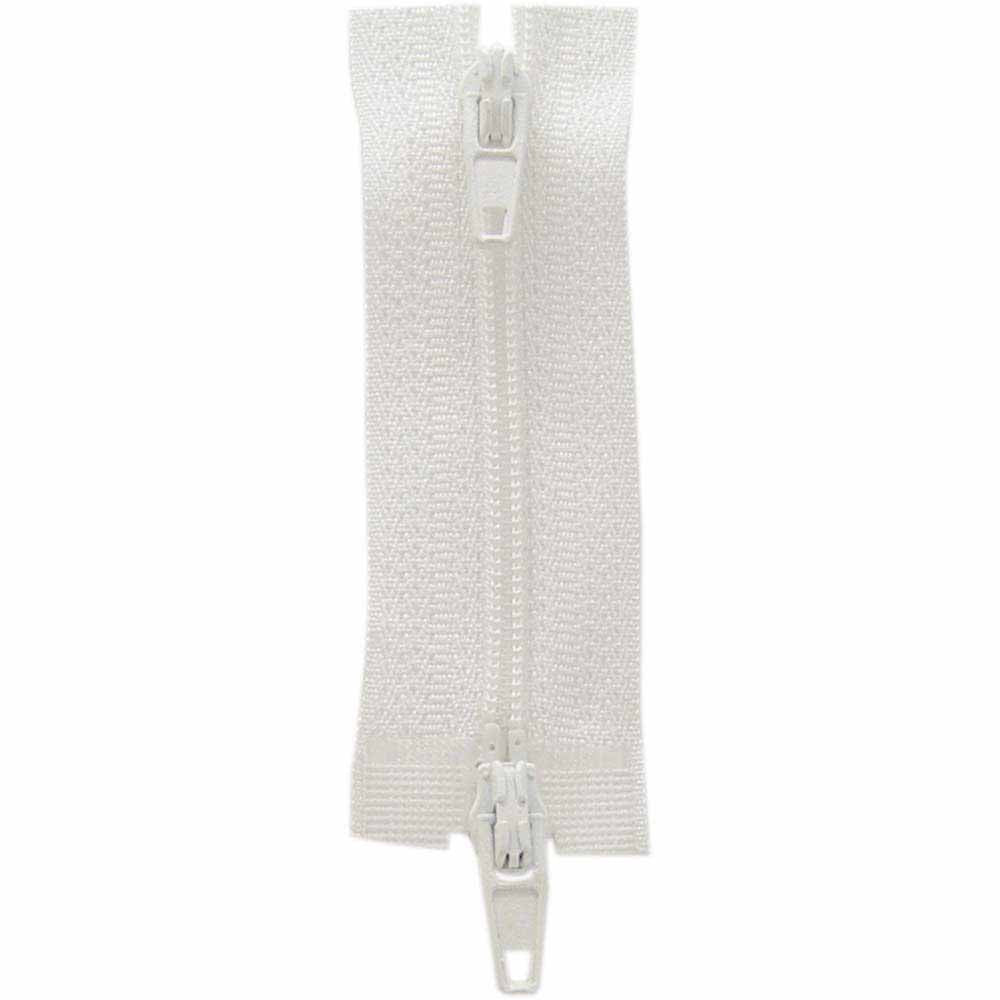 COSTUMAKERS 60 cm (24 in) Activewear Two-Way Separating Zipper – Snow White