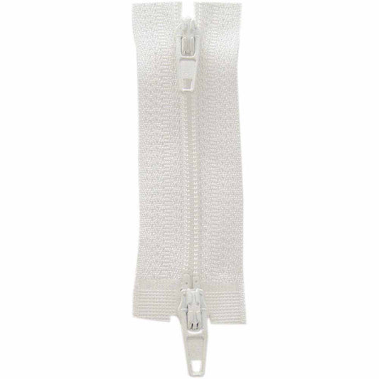 COSTUMAKERS 60 cm (24 in) Activewear Two-Way Separating Zipper – Snow White
