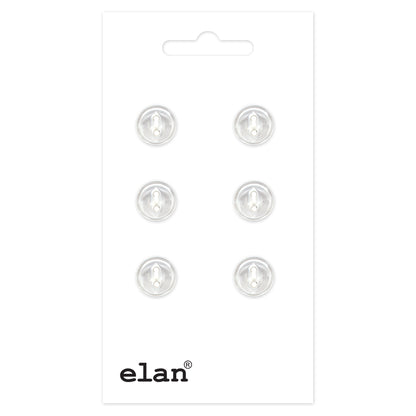 ELAN 2-Hole Button 8 mm (1/4 in) 6 Count