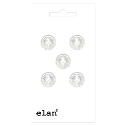 ELAN 2-Hole Button 10 mm (3/8 in) 5 Count
