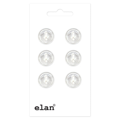 ELAN 2-Hole Button 11 mm (3/8 in) 5 Count