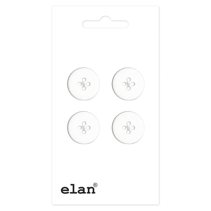 ELAN 4-Hole Sew-Through Button 14 mm (1/2 in)