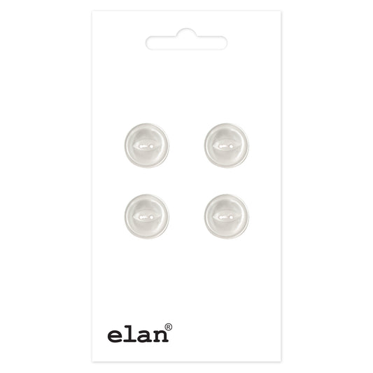 ELAN 2-Hole Sew-Through Button 12 mm (1/2 in) 4-Count
