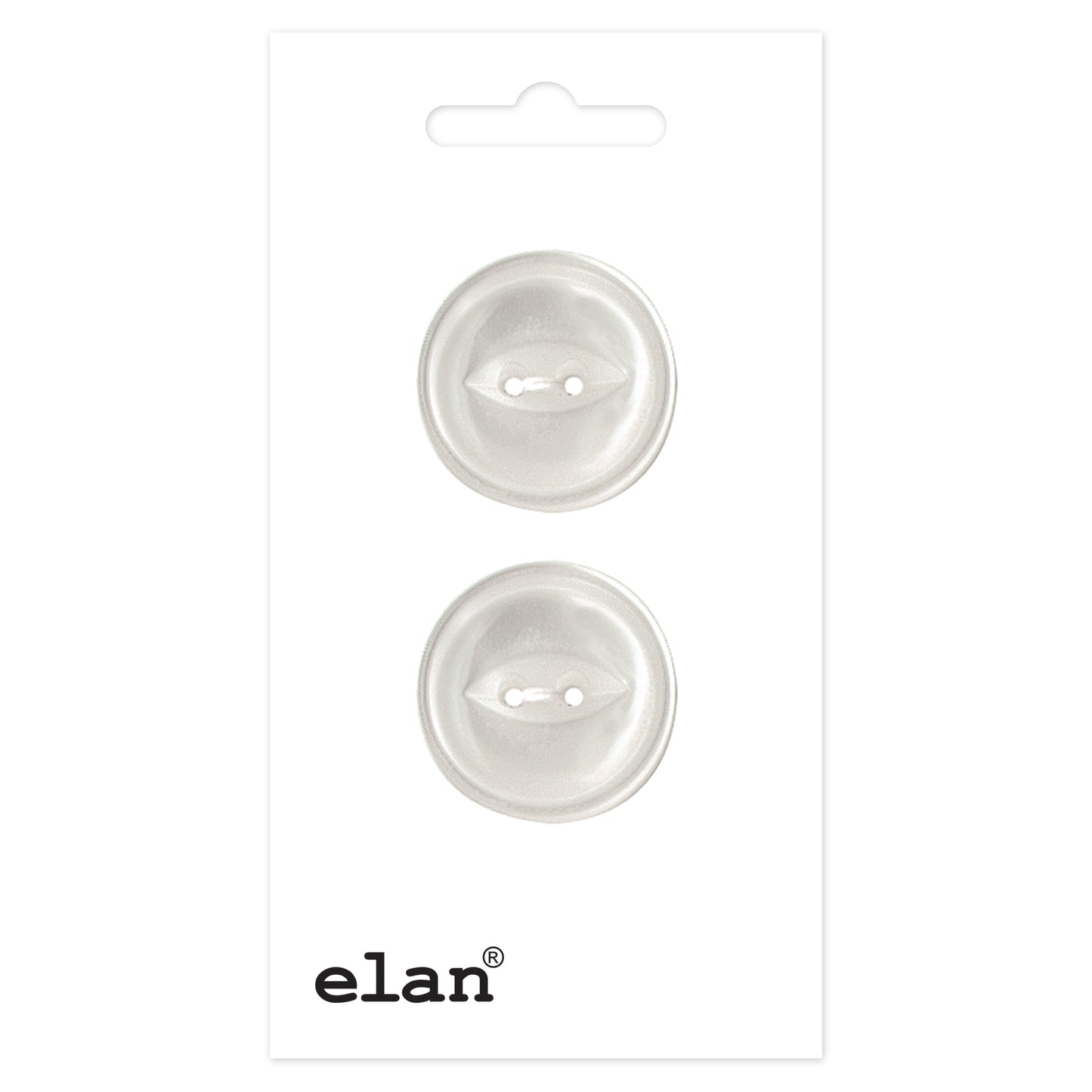 ELAN 2 Hole Button - 22mm (7/8) - 2 count