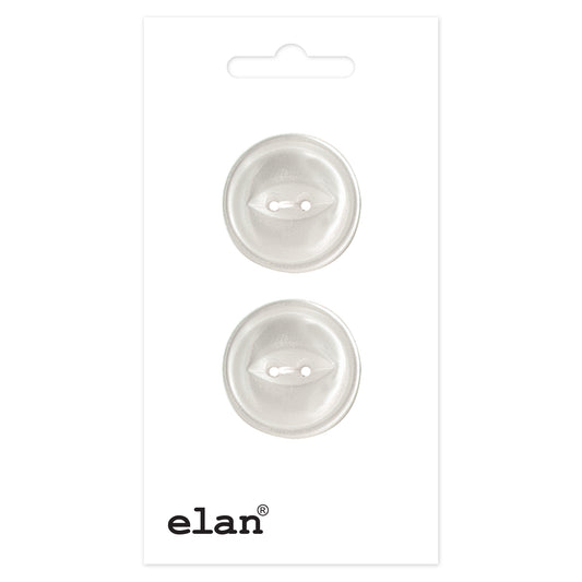 ELAN 2 Hole Button - 22mm (7/8) - 2 count