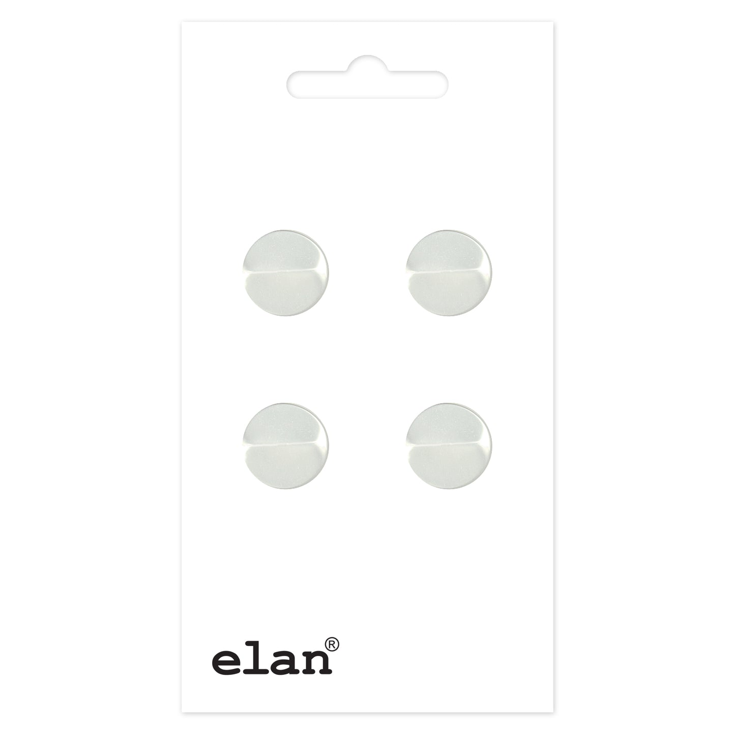 ELAN Shank Button, 12 mm (1/2 in), 4-Count