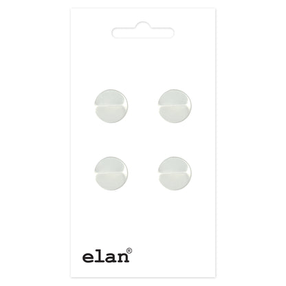 ELAN Shank Button, 12 mm (1/2 in), 4-Count
