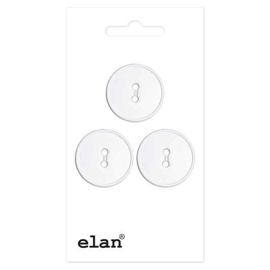 ELAN 2 Hole Button - 18mm (3/4) - 3 count