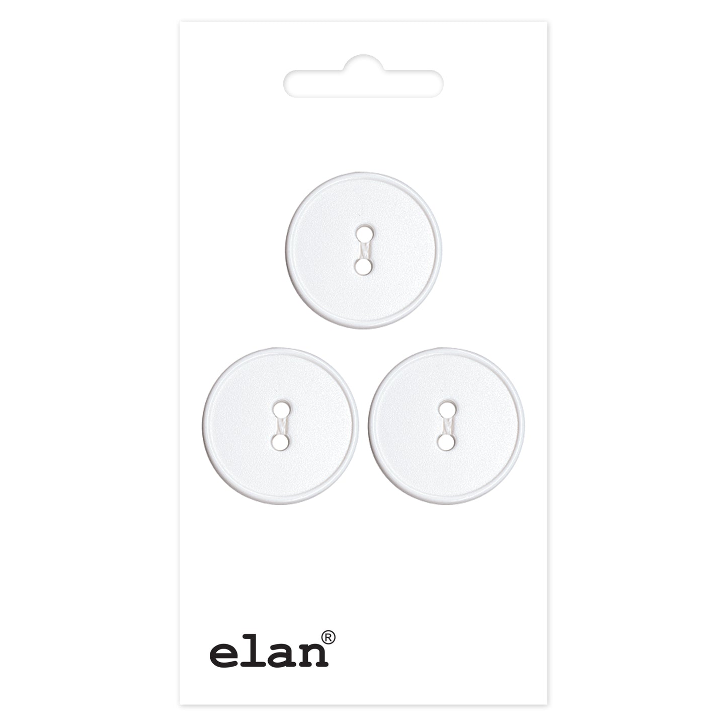 ELAN 2-Hole Sew-Through Button 18 mm (3/4 in) 3-Count