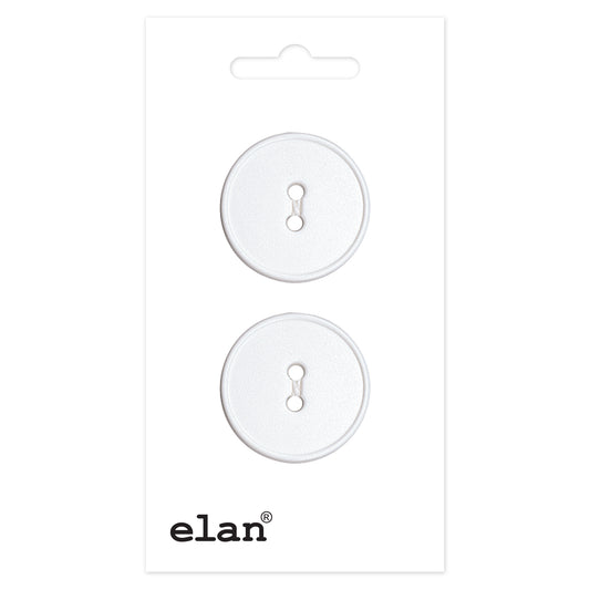ELAN 2-Hole Sew-Through Button 23 mm (7/8 in) 2-Count