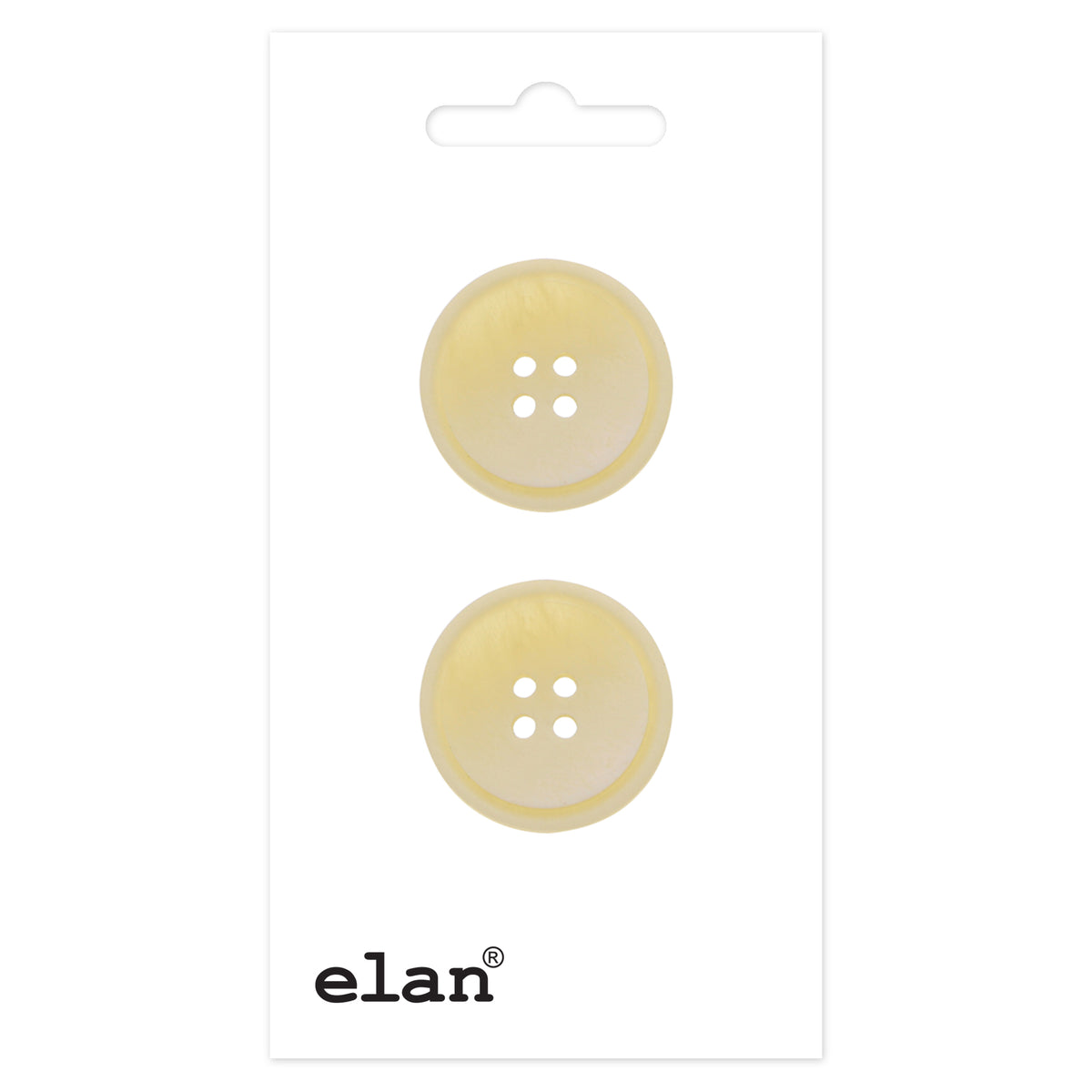 ELAN 4-Hole Button 20 mm (3/4 in) 2 Count