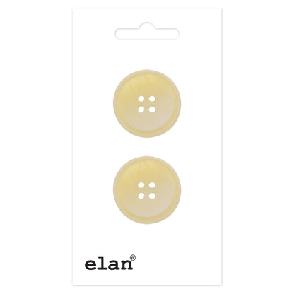ELAN 4-Hole Button 20 mm (3/4 in) 2 Count