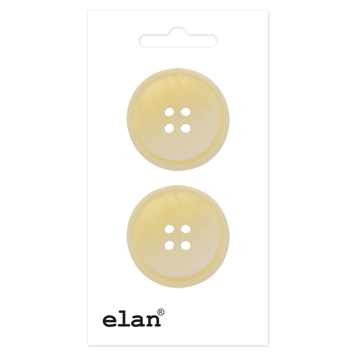 ELAN 4-Hole Button 25 mm (1 in) 2 Count