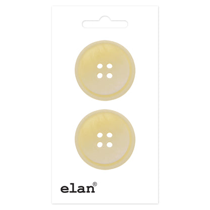 ELAN 4-Hole Button 25 mm (1 in) 2 Count