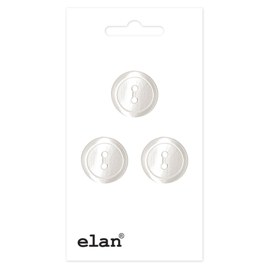 ELAN 2-Hole Buttons 15 mm (5/8 in) 3 Count