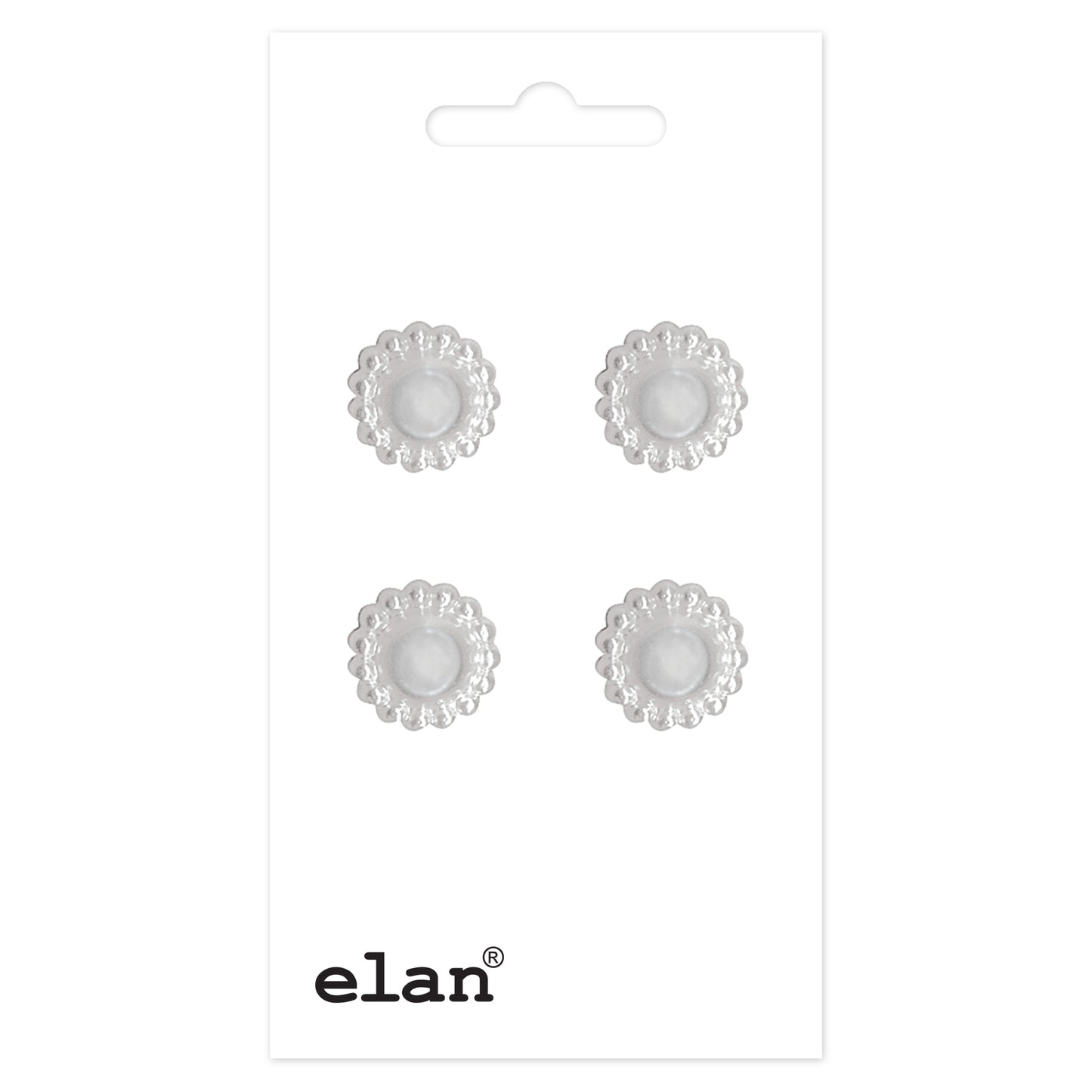 ELAN Shank Button 12 mm (1/2 in) 4-Pack