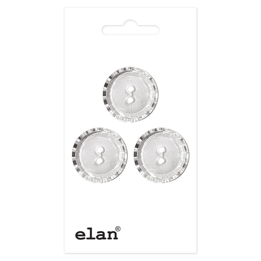 ELAN 2 Hole Button - 18mm (3/4) - 3 count