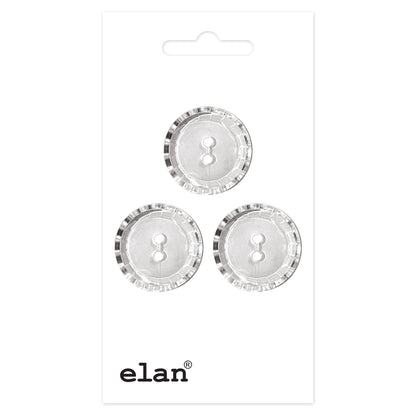 ELAN 2-Hole Sew-Through Button 18 mm (3/4 In) 3-Count