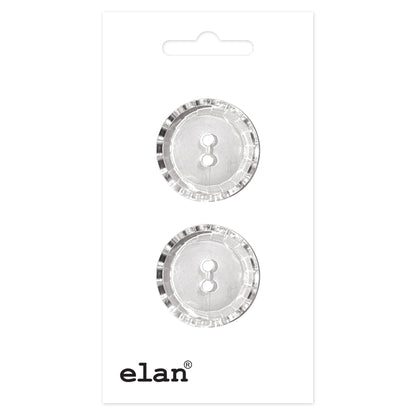 ELAN 2-Hole Sew-Through Button 22 mm (7/8 In) 2-Count