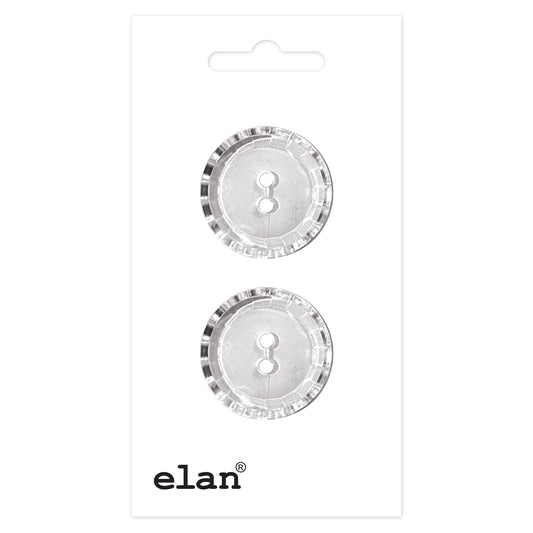 ELAN 2-Hole Sew-Through Button 22 mm (7/8 In) 2-Count