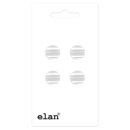 ELAN Raised Shank Button 12 mm (1/2 In) 4-Count Card
