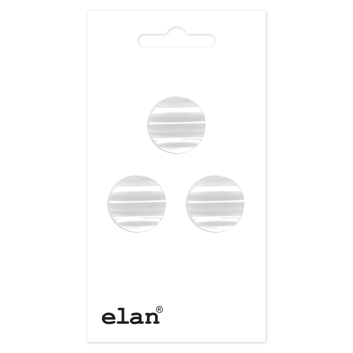 ELAN Raised Shank Button 14 mm (1/2 In) 3-Count Card