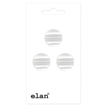 ELAN Raised Shank Button 14 mm (1/2 In) 3-Count Card