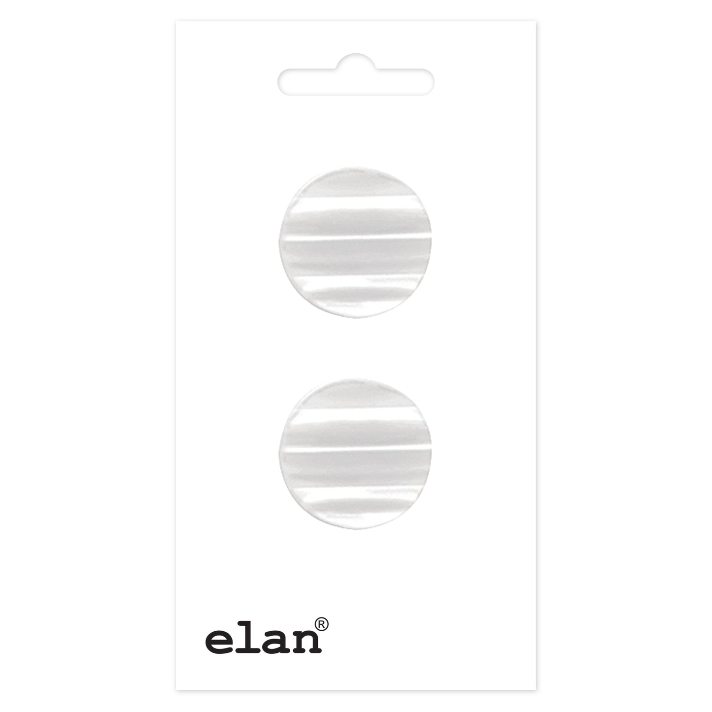 ELAN Raised Shank Button 18 mm (3/4 In) 2-Count Card