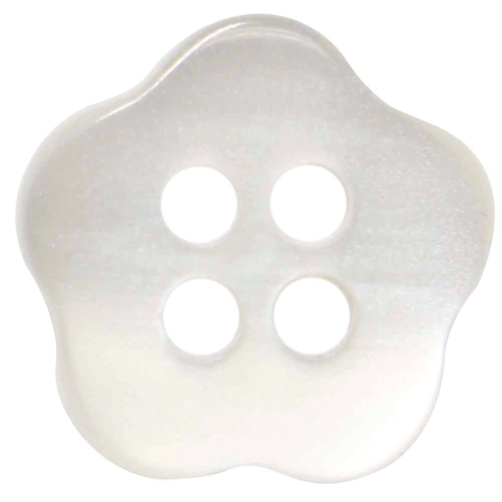 EMBASSY white 4-hole button 13 mm, SKU 050061QX