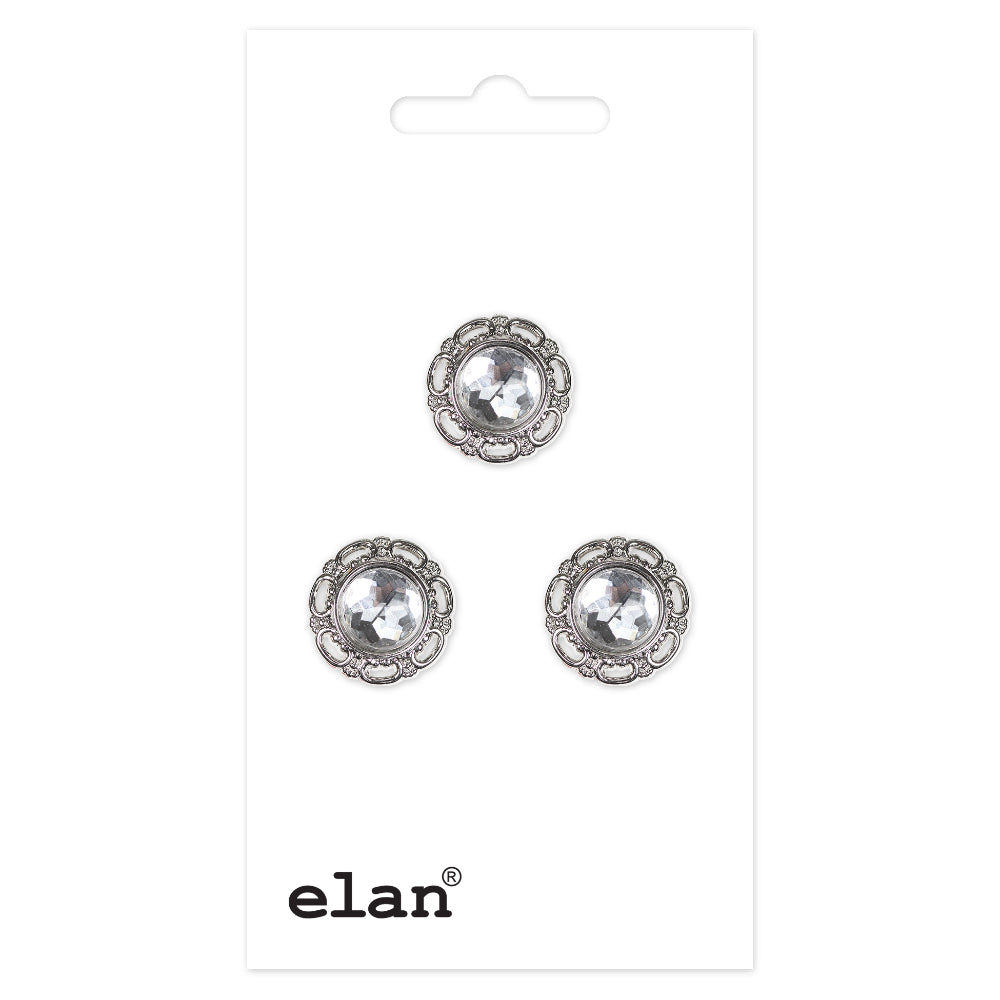 ELAN Shank Button 12.5 mm (1/2 in), 3 Count - 050063E