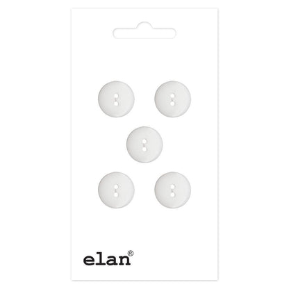 ELAN 2-Hole Button 12 mm (1/2 in) 5 Count
