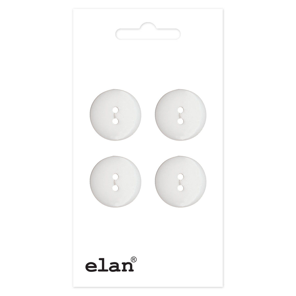 ELAN 2-Hole Button 15 mm (5/8 in), 4 Count - 050071E