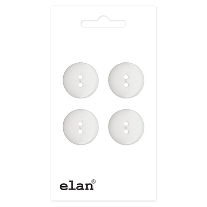 ELAN 2-Hole Button 15 mm (5/8 in), 4 Count - 050071E
