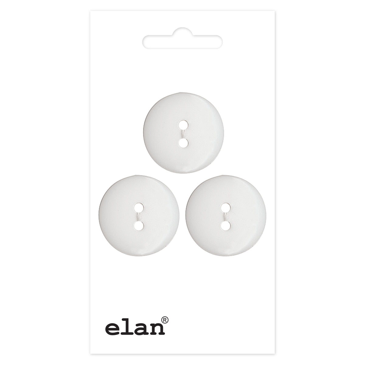 ELAN 2-Hole Button 19 mm (3/4 in) 3 Count