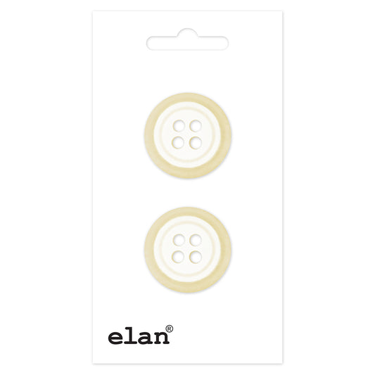 ELAN Button 4-Hole Sew-Through 20 mm (3/4 in) 2 Count