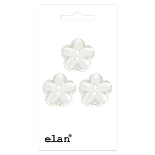ELAN 2 Hole Button - 18mm (3/4) - 3 count