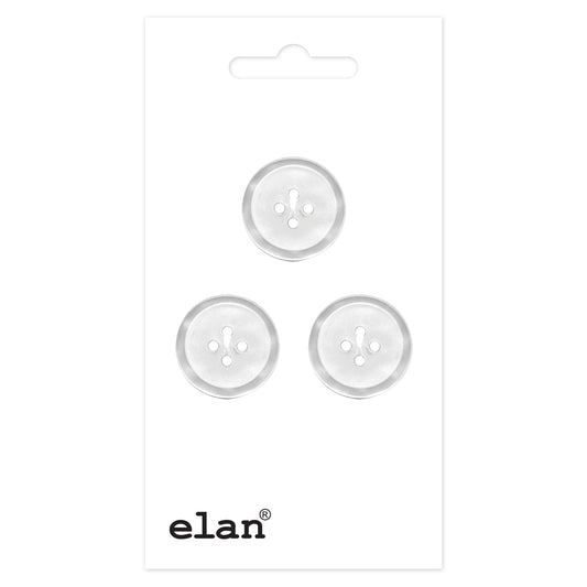 ELAN 4-Hole Buttons 15 mm (5/8 in) 3 Count