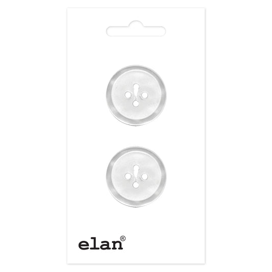 ELAN 4-Hole Buttons 19 mm (3/4 in) 2 Count