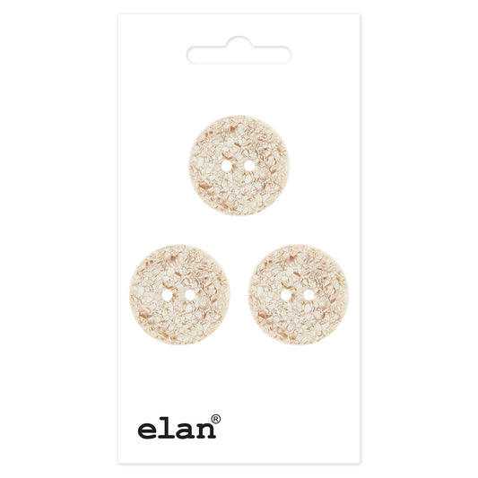 ELAN 2 Hole Button - 18mm (3/4in) - 3pcs