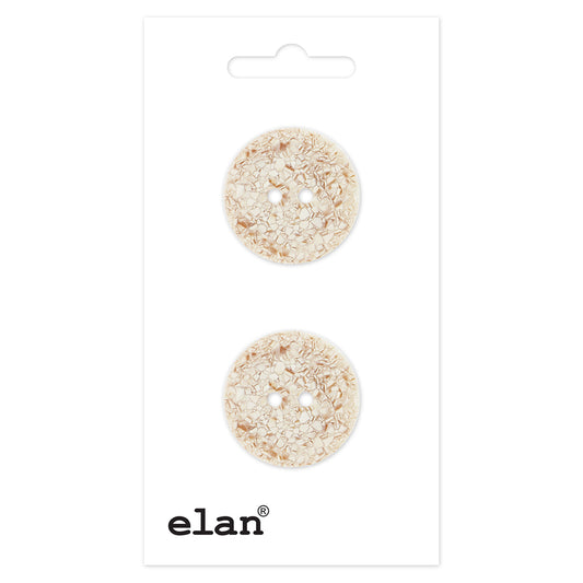 ELAN 2 Hole Button - 20mm (3/4in) - 2pcs