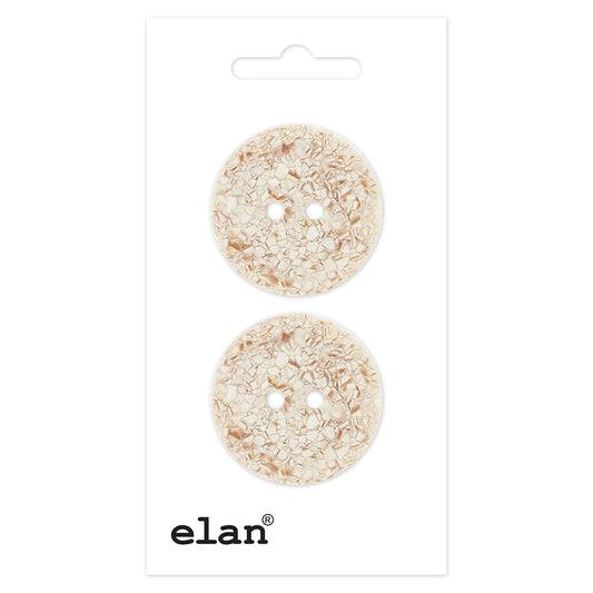 ELAN Sew-Through 2-Hole Button 25 mm (1 in) 2 Count
