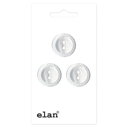 ELAN Sew-Through 2-Hole Button 16 mm (5/8 in) 3 Count