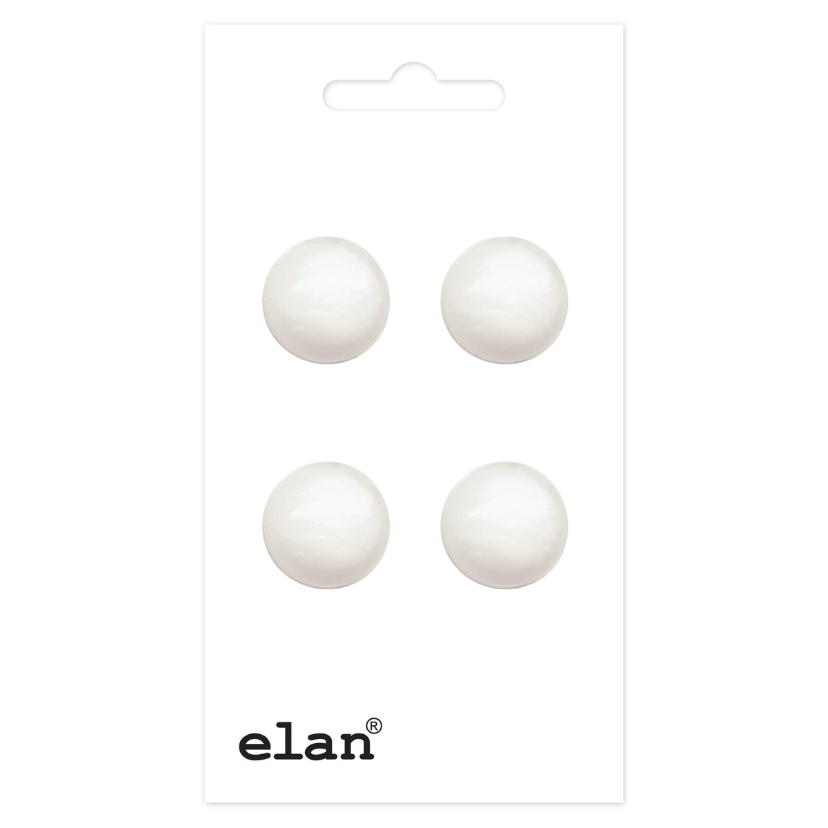 ELAN Shank Buttons 13 mm (1/2 in) 4 Count