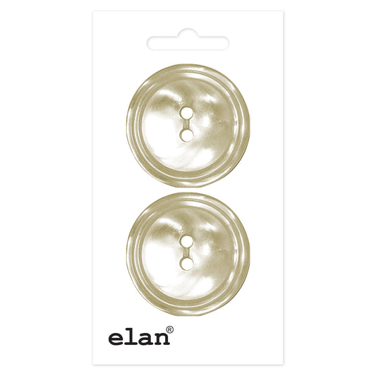 ELAN 2-Hole Button 28 mm (1 1/8 in) 2 Count